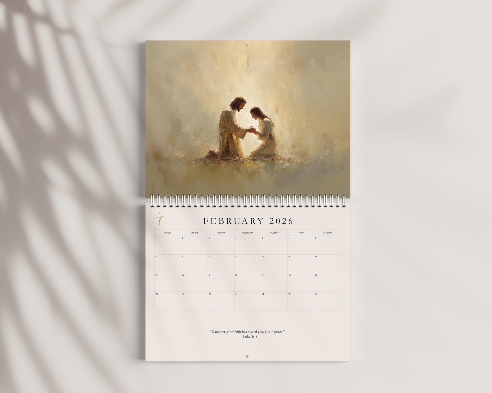2026 Christian Wall Calendar | Jesus Art Calendar | Christian Calender ...