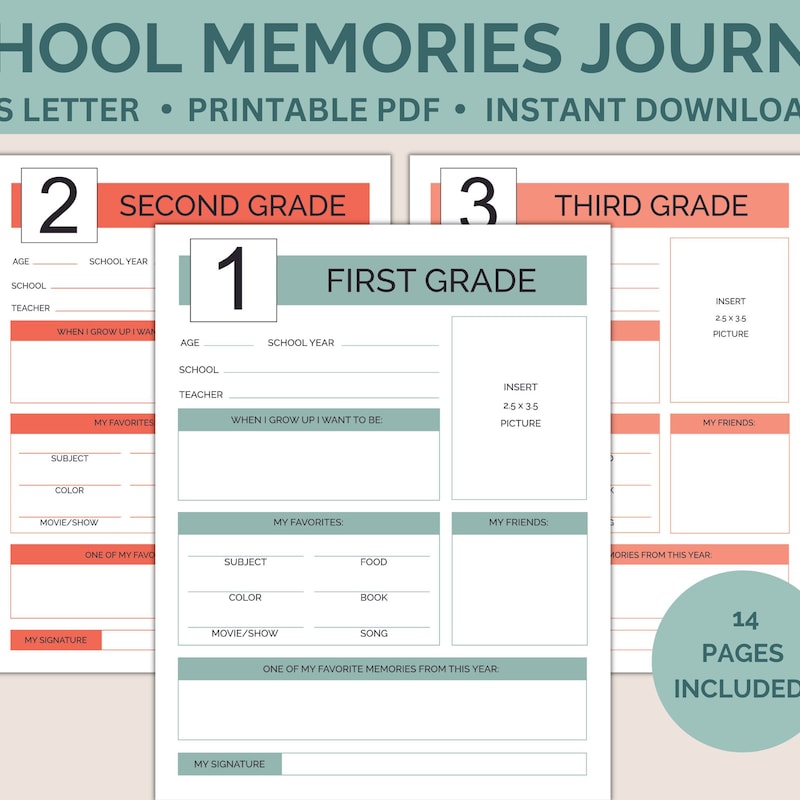 School Memory Box - Etsy