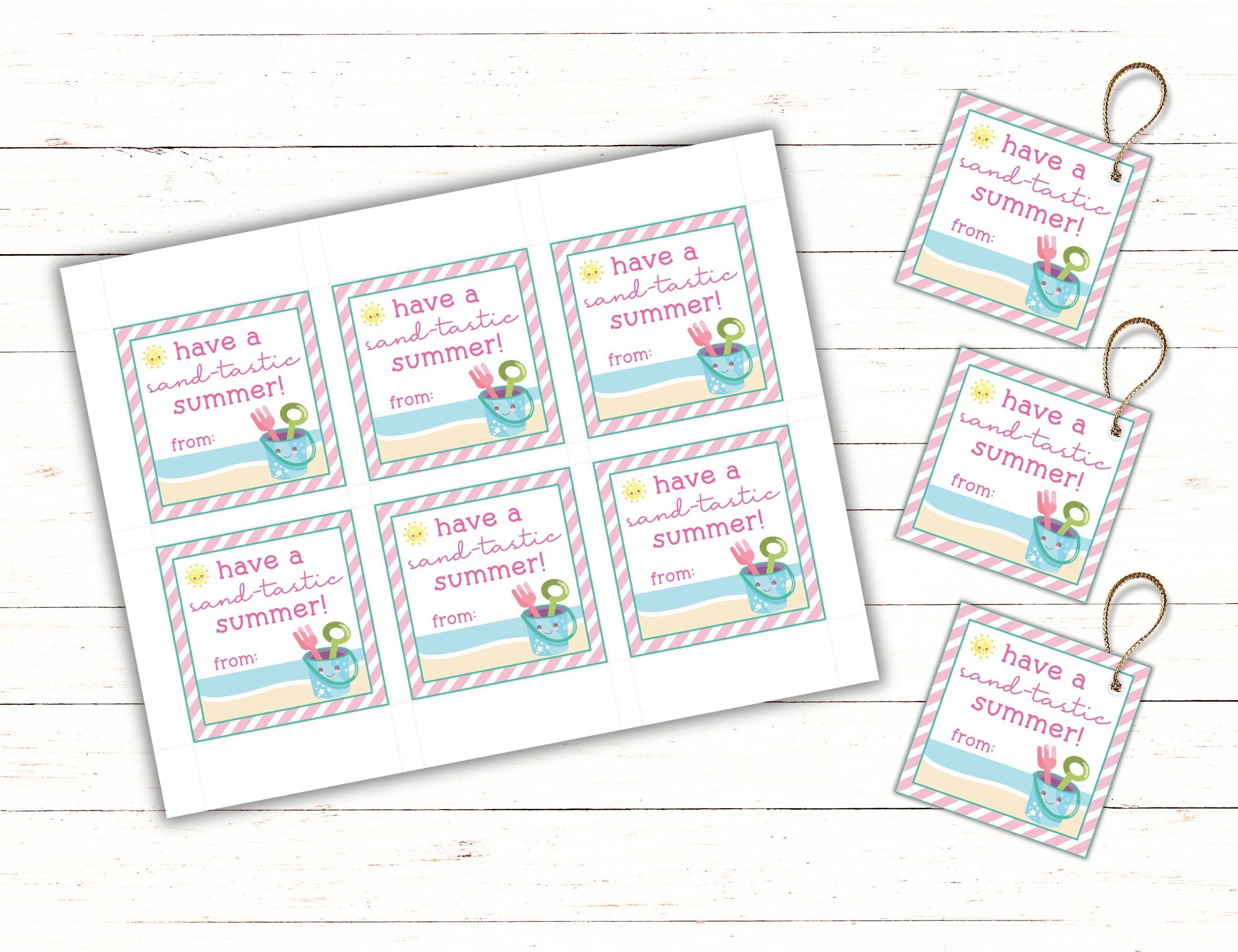 Have a Sand-tastic Summer Gift Tag | End of School Year Gifts for ...