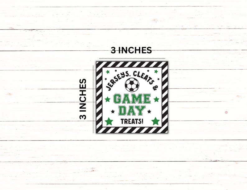 Soccer Game Day Treat Tags | Soccer Snack Bag Tags | Soccer Goodie Bags ...