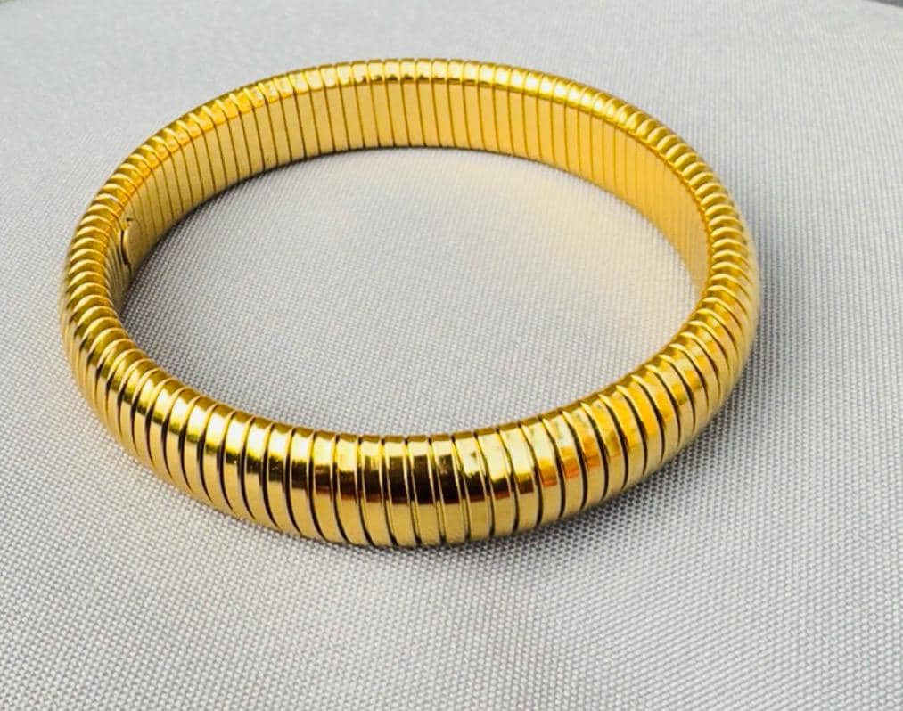 Bracciale rigido in oro 18 carati - Non sbiadisce mai