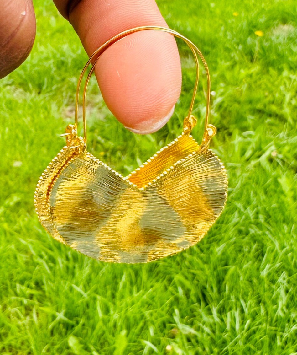 Orecchini boccole cerchio oro giallo 18kt modello torchon gr 8.80