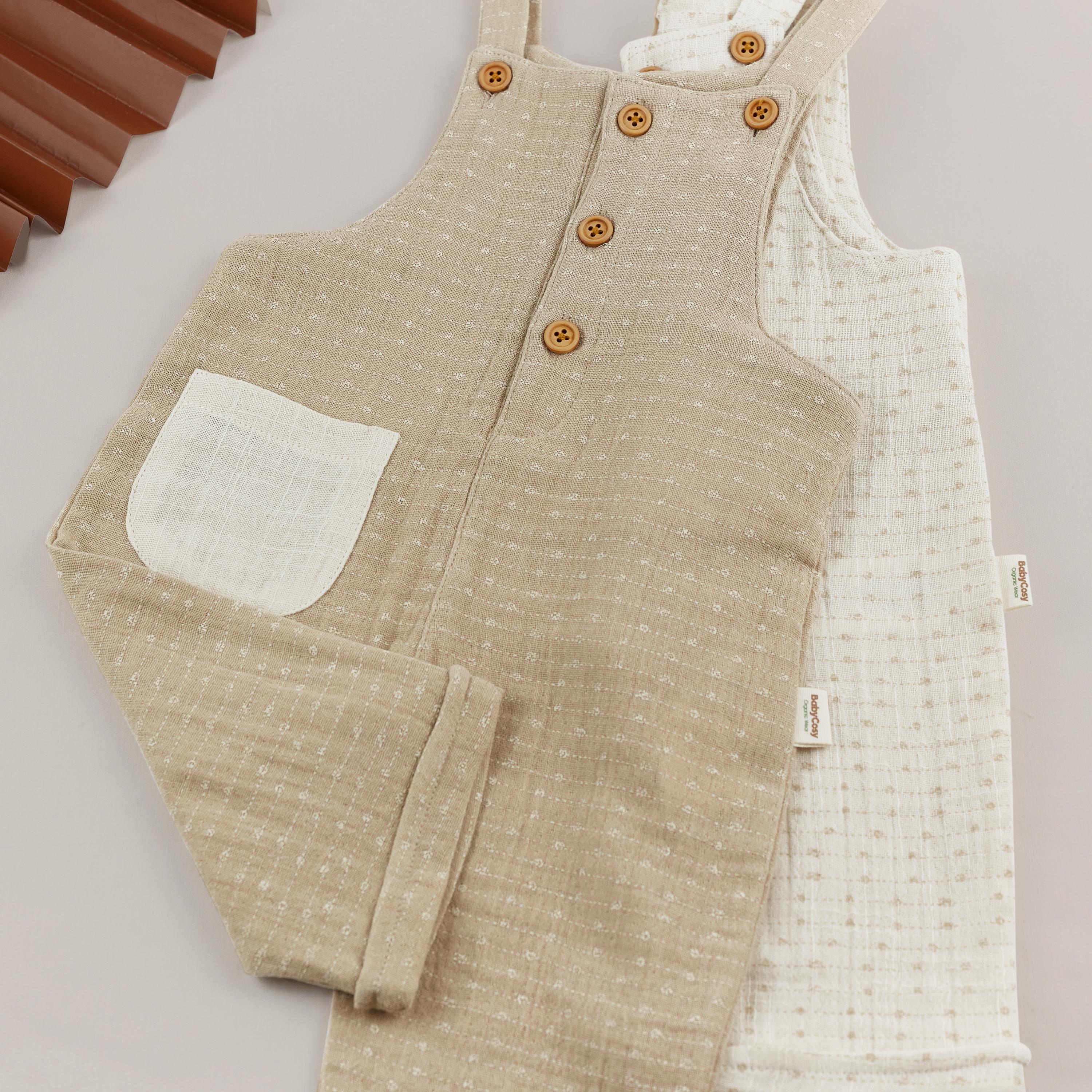 Organic Cotton Linen Baby Overalls: Button Suspender Salopette - Etsy