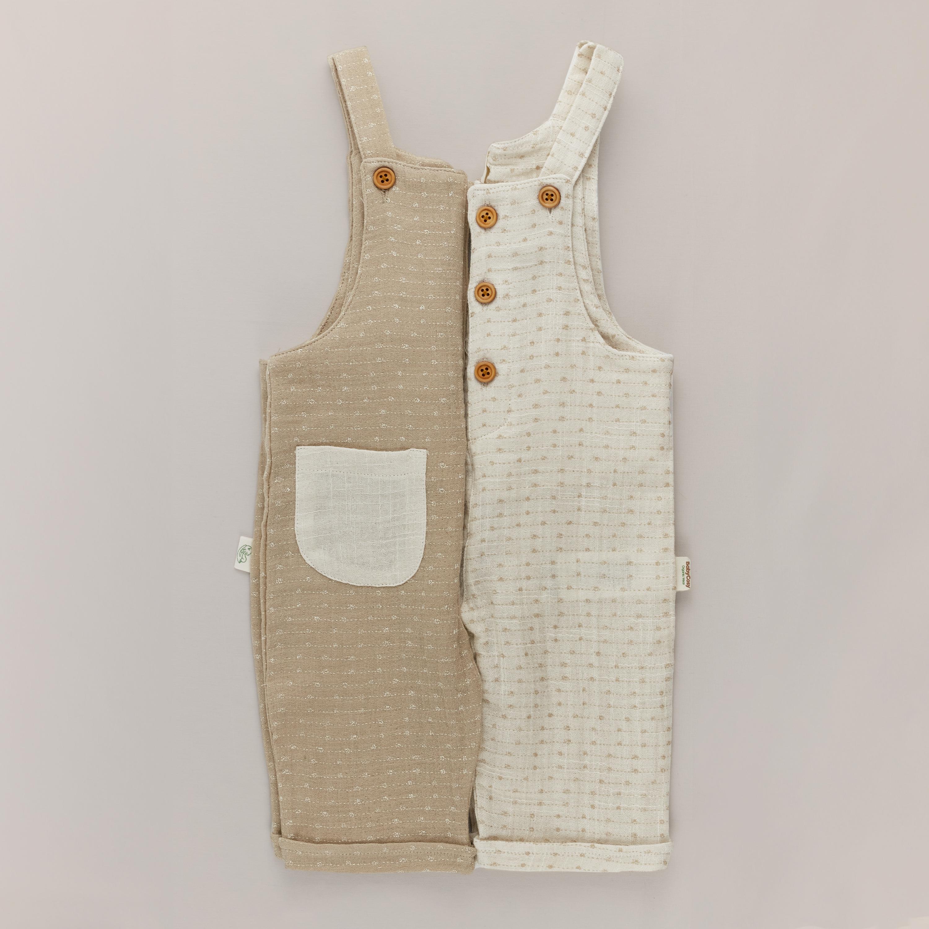 Organic Cotton Linen Baby Overalls: Button Suspender Salopette - Etsy