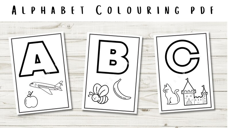 Alphabet Colouring Pages - Upper Case Alphabets - Preschool Worksheets ...