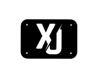 Fuel door guard JEEP Cherokee XJ black Axion Parts