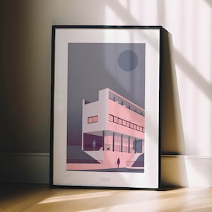 HOUSES 14+15, Weissenhofmuseum im Haus Le Corbusier, Le Corbusier, Stuttgart Architecture, Wall Art, Architecture Poster