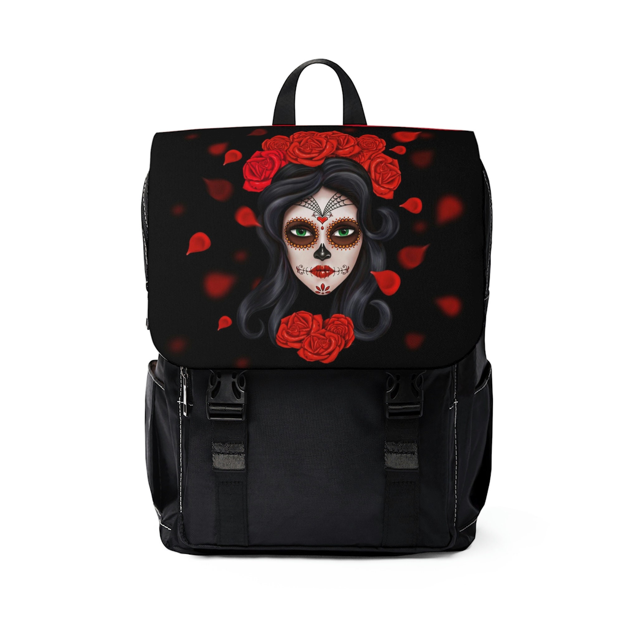 Discover Unisex Casual Shoulder Dia de Los Muertos Backpack