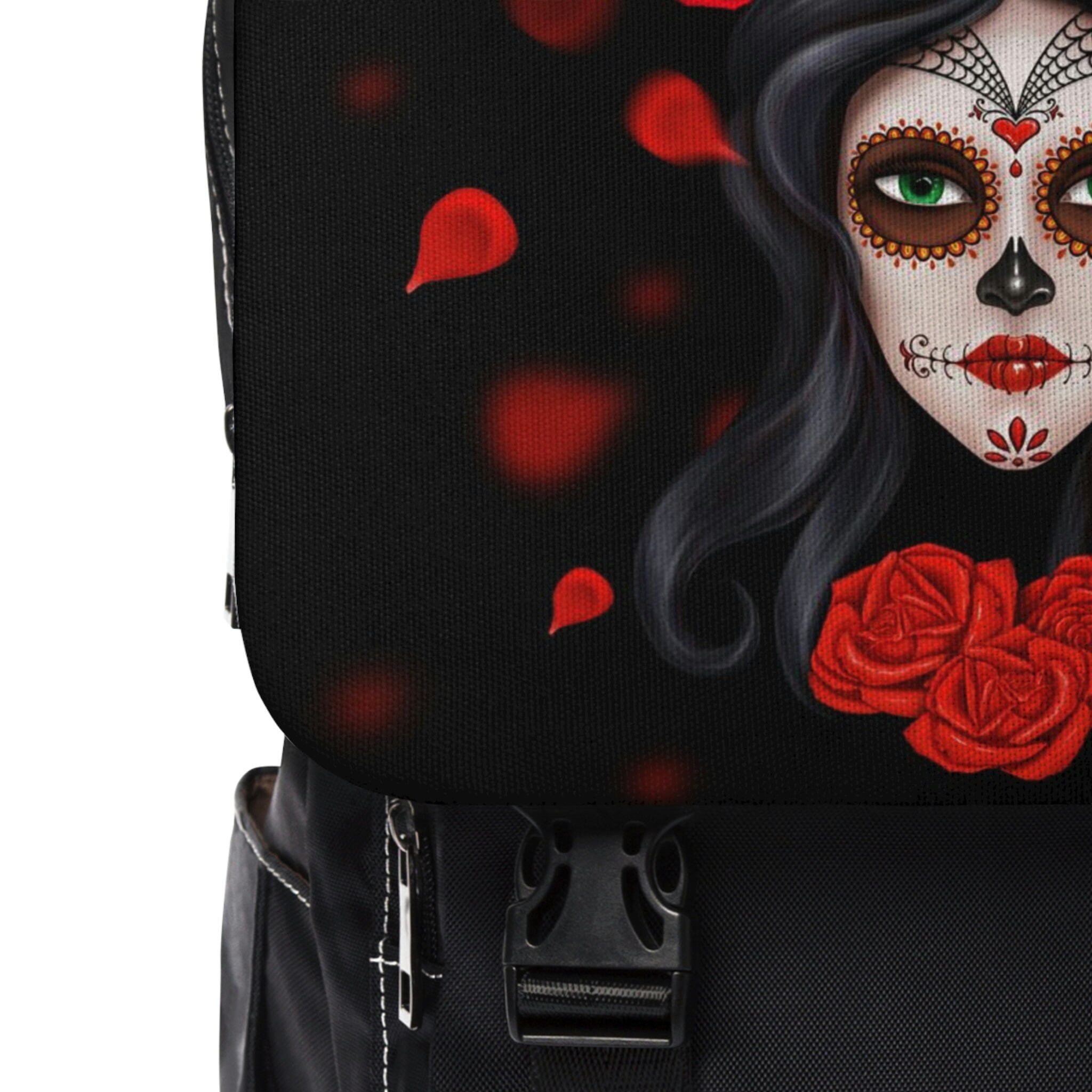 Unisex Casual Shoulder Dia de Los Muertos Backpack