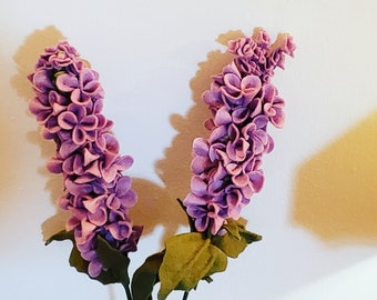 Felt Lilac Flower