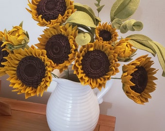 Felt  Sunflower  Bouquet