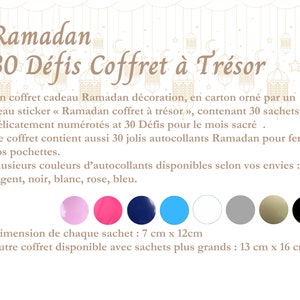 Ramadan Calendrier pour enfant avec 30 défis Cadeau Ramadan enfant Calendrier de l avent Ramadan planner Ramadan decoration image 3