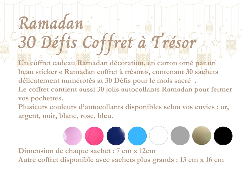 Ramadan Calendrier pour enfant avec 30 défis Cadeau Ramadan enfant Calendrier de l avent Ramadan planner Ramadan decoration image 3