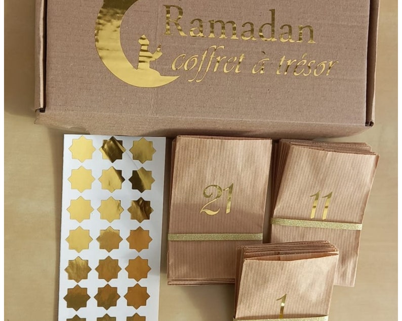 Ramadan Calendrier pour enfant avec 30 défis Cadeau Ramadan enfant Calendrier de l avent Ramadan planner Ramadan decoration image 2
