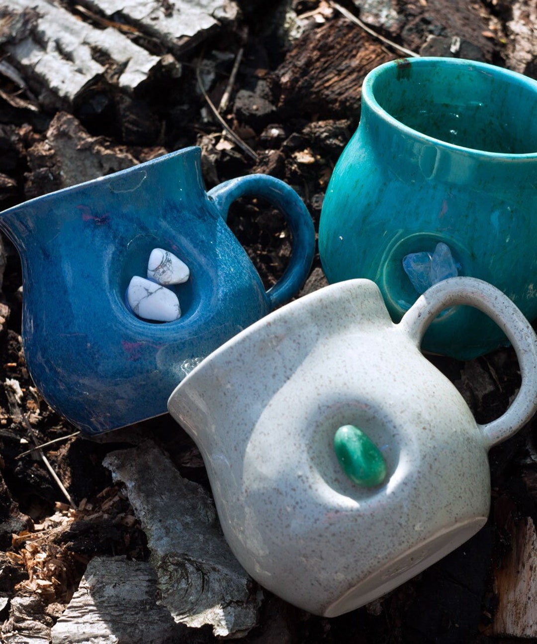Mugs Set of 4 - Topaz Mineral Mug