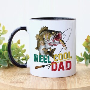 Fishing Mug for Dad | Fishing Mug | Reel Cool Dad Mug | Fishing Gift | Fathers Day Fishing Gift | Gift for Dad | Fathers Day | Birthday