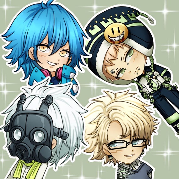 Dramatical Murder Chibi Stickers - Etsy