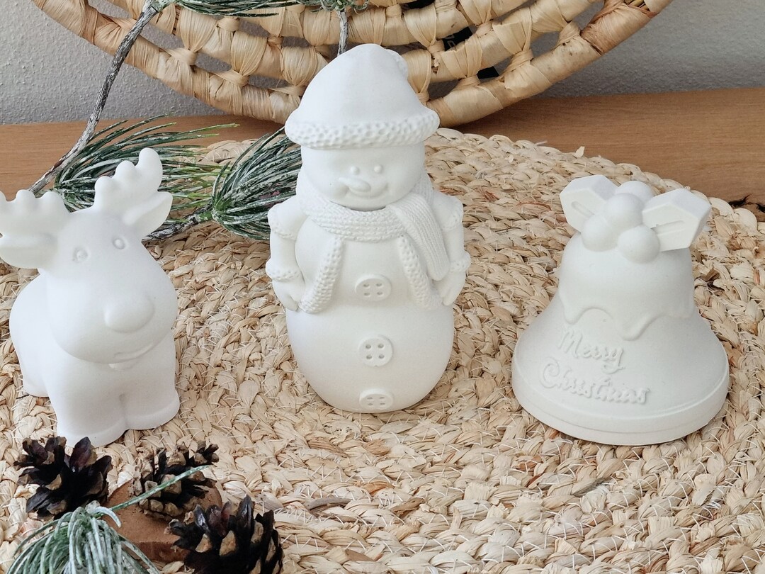 KADS Nagelkunst-Stempelplatte Weihnachten – Mit Elch, Schneemann & Weihnachtsbaum
