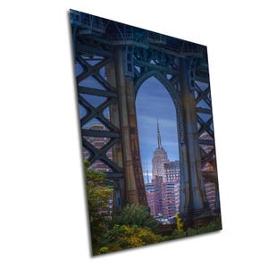 Foto de Empire State, Skyline de Nueva York, paisaje urbano icónico, fotografía urbana, decoración de Nueva York, belleza arquitectónica, imagen de luces de la ciudad, cartel de Nueva York