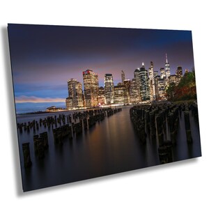 Manhattan Skyline Photography Wall Art, NYC Cityscape New York View, NYC Fine Art Print, Modern New York Wall Decor for Home & Office
