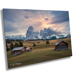 Alpe di Siusi, Dolomites, Italian Alps, Italy, Mountain Photography, Wall Art Print, Gift For New Home, Present For Friend, Home Decor