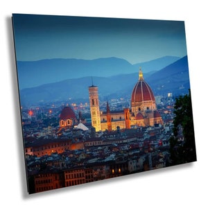 Die Kathedrale von Florenz bei Nacht, Künstlerische Nacht Fotografie Fotografie, Drucken der Nacht, Der Dom von Florenz, Italienische Architektur, Florenz Stadtbild, Fine Art Photo