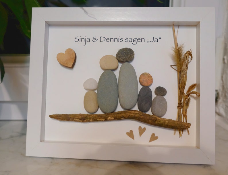 Steinbild Familie Selber Machen