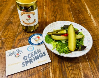 Sweet & Spicy Pickle Spears | The Lady May Premium Quality Goods