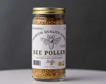 Bee Pollen, All Natural Organic Superfood, 6oz