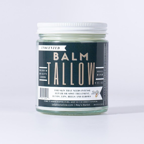 Minimalist Tallow Balm – Unscented | 100% Natural Moisturizer for Dry, Irritated, or Reactive Skin