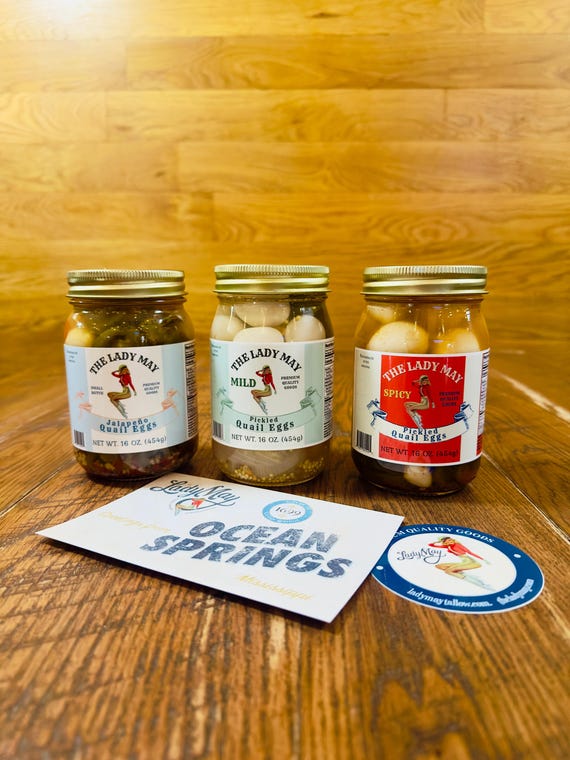 The Ultimate Pickled Quail Egg Trio |The Lady May Premium Quality Goods
