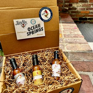 Gourmet Hot Sauce Sampler – 3 Flavor Gift Box – Sweet Heat, Habanero, Original
