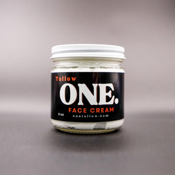 Minimalist Pure Tallow Face Cream | Unscented & Nourishing | Tallow ONE for Sensitive Skin
