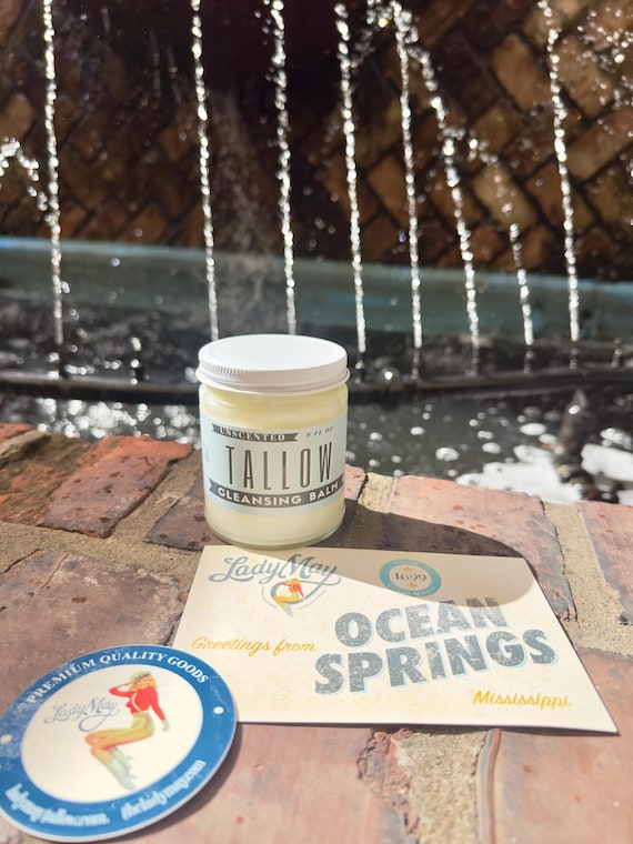 Dual-Use Tallow Balm | Cleanser + Moisturizer |  Handmade Skincare for All Skin Types