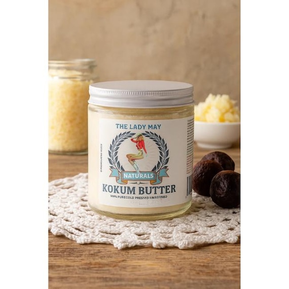 Kokum Butter –  Pure, Unrefined | Cold-Pressed Moisturizer for Face, Body & Natural Beauty Recipes