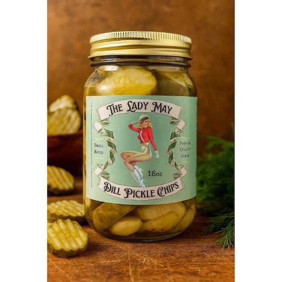 Crinkle Dill Pickle Chips – 24oz | Crisp, Classic Flavor | Small Batch Gourmet Pickles