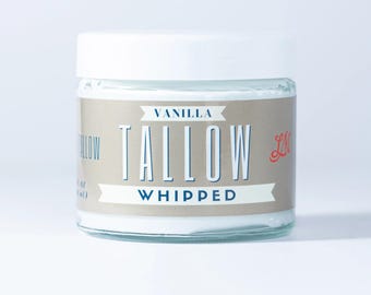 Vanilla Whipped Tallow Moisturizer | Beef Tallow | Lady May