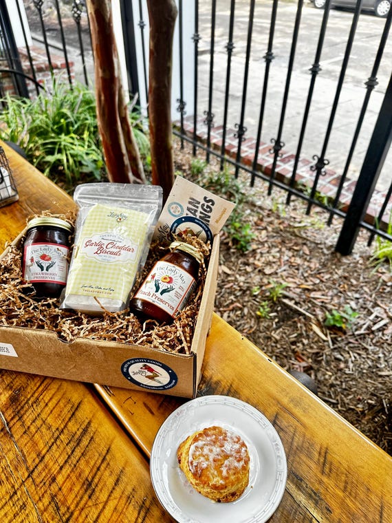 The Lady May's Southern Biscuit & Preserves Gift Set