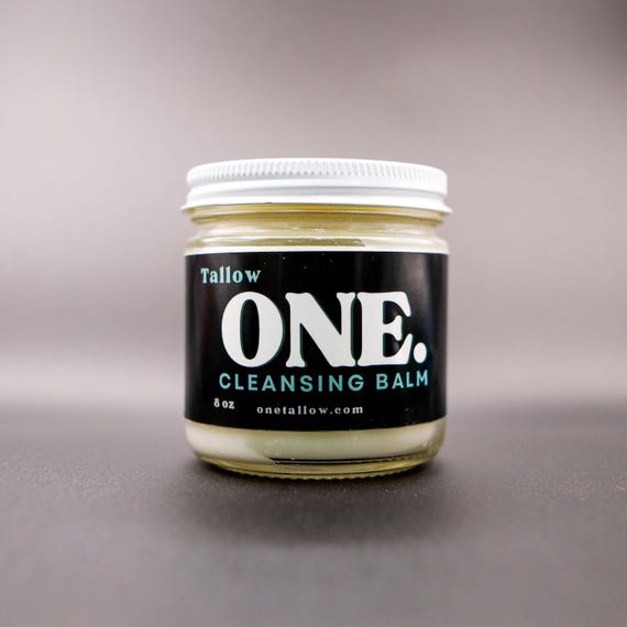 Minimalist Tallow Balm Cleanser | Dual Use | Cleansing + Moisturizing Balm |Tallow ONE for Sensitive Skin