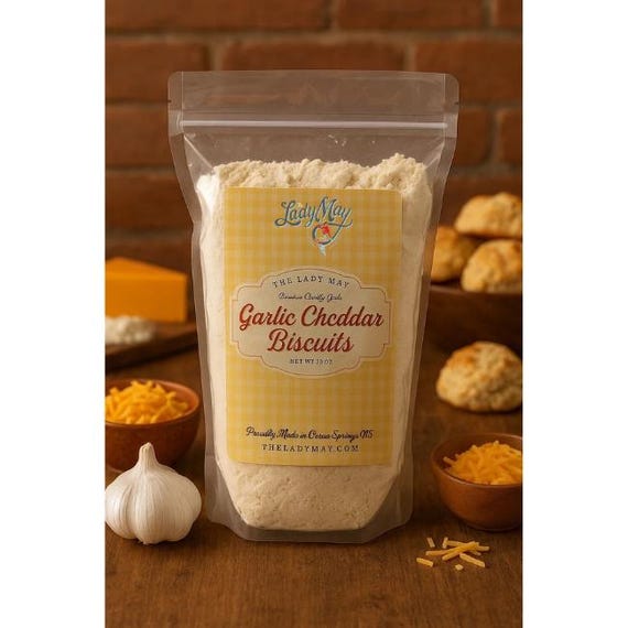 The Lady May Garlic Cheddar Biscuit Mix