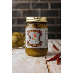 Sweet Fire Pickle Slices – 16oz | Sweet & Spicy Gourmet Pickles | Small Batch