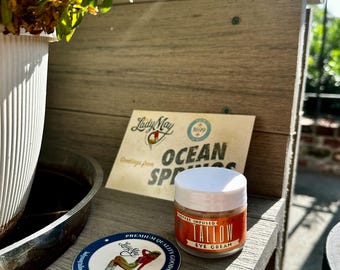 Coffee-Infused Tallow Eye Cream | Beef Tallow |  Hydrating Eye Treatment