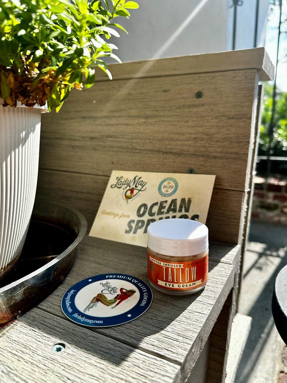Coffee-Infused Tallow Eye Cream | Beef Tallow | Hydrating Eye Treatment