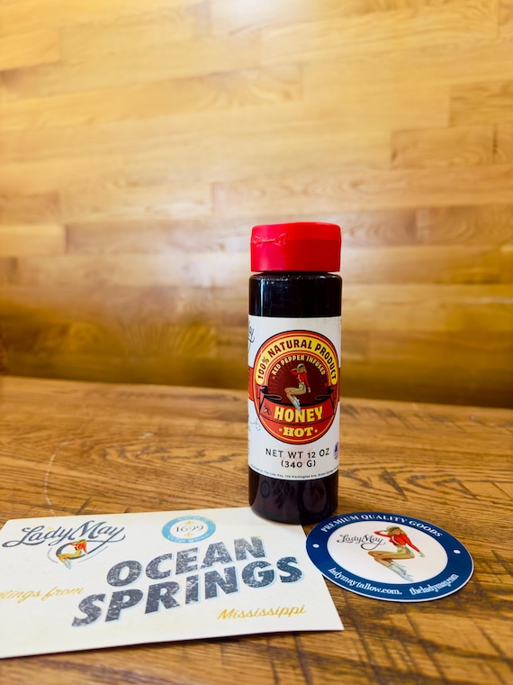 Hot Red Pepper Infused Honey | 12oz Squeeze Bottle