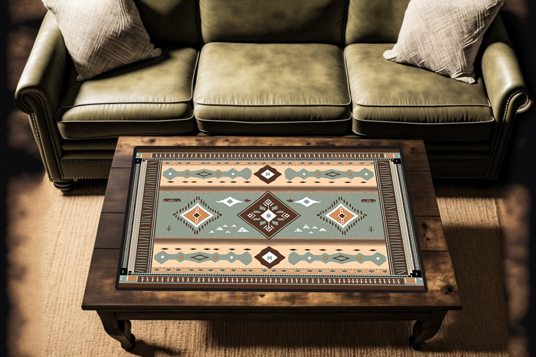 Western Short Table Runner Small Table Runner Coffee Table Etsy