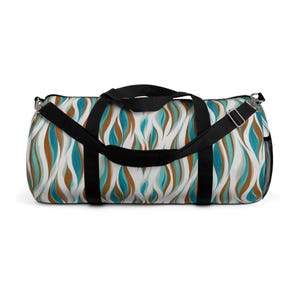 Southwestern Waves Duffel Bag: Colorful Art Travel Gym Bag