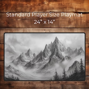Echoes of Aether Peaks - Tapis de jeu personnalisé TCG - Tapis de jeu de jeu sous-vêtement de bureau Tapis de souris XL - Décoration de table de jeu - Tapis de table pour cartes