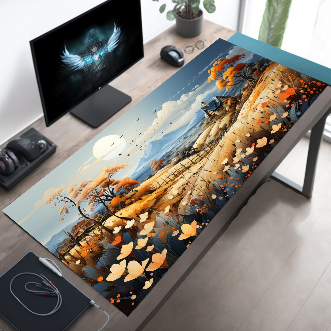 Cottagecore Mouse Pad Giant Mousepad Extra Large Desk Mat Etsy