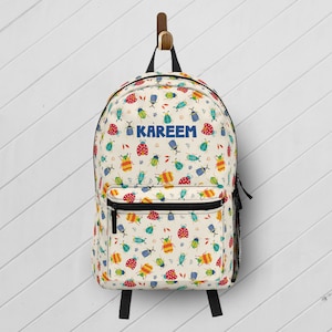 Bug Backpack Personalizable / Cute Beetle Book Bag for Boy / Daycare Diaper Bag for New Mom / Bug School Bag with Custom Name