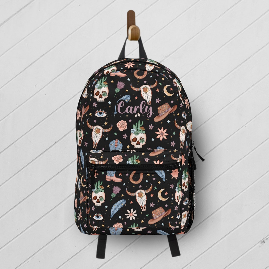 Personalized Western Backpack, Cowgirl Rodeo Style, Kids Travel Bag - Etsy